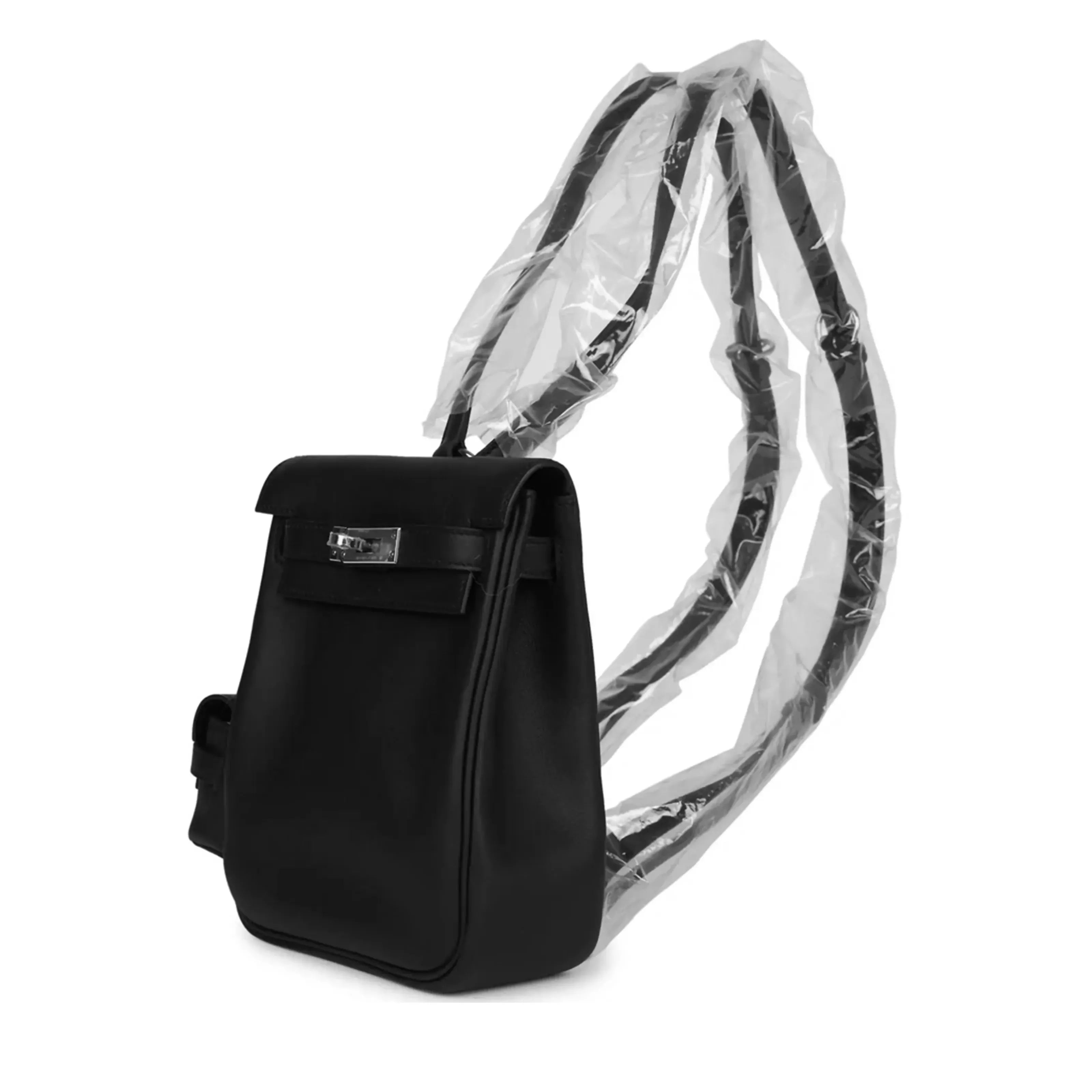 Hermès Mini Kelly Jump Backpack Black Swift PHW 5