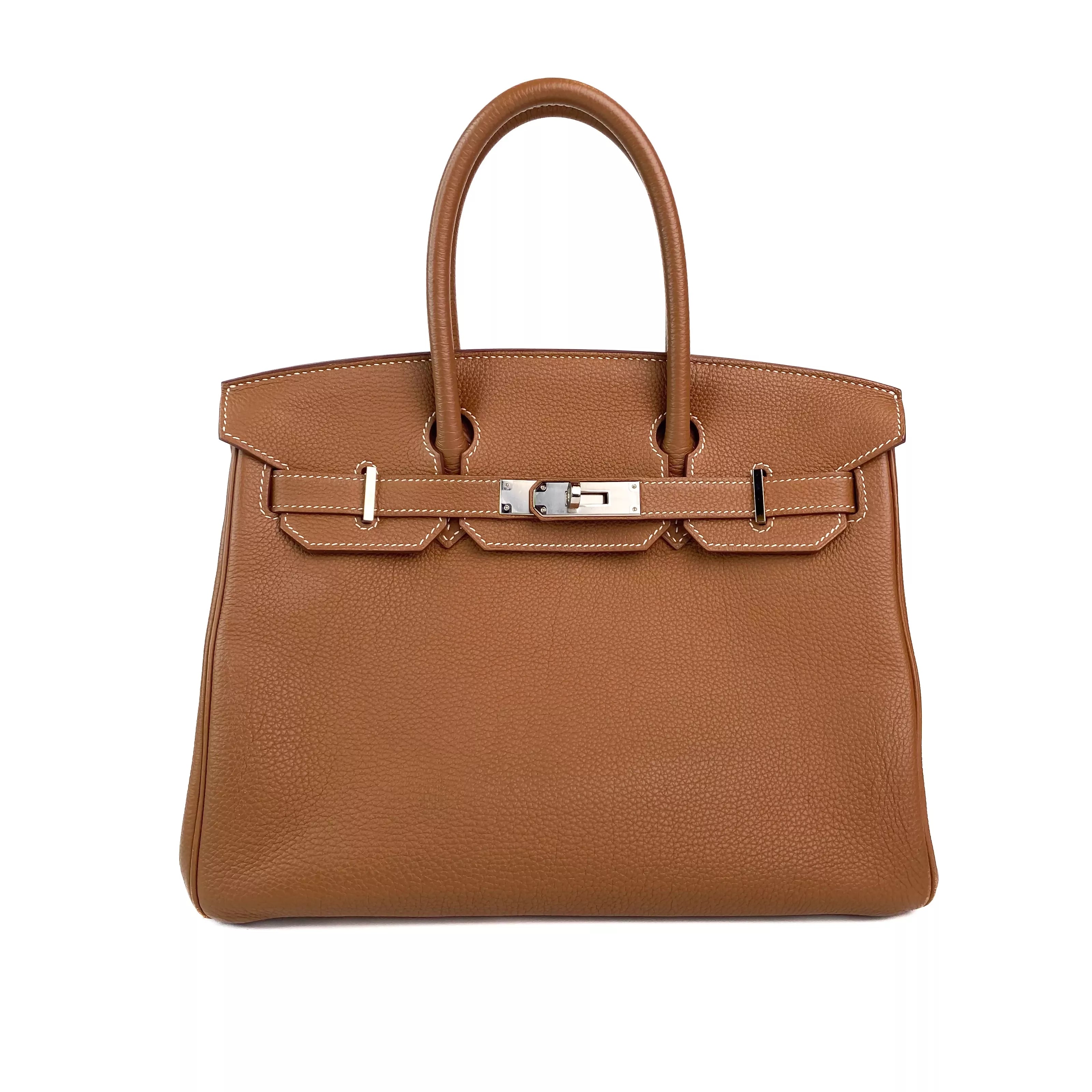 Hermes Birkin 30 in Gold Togo Leather PHW 1