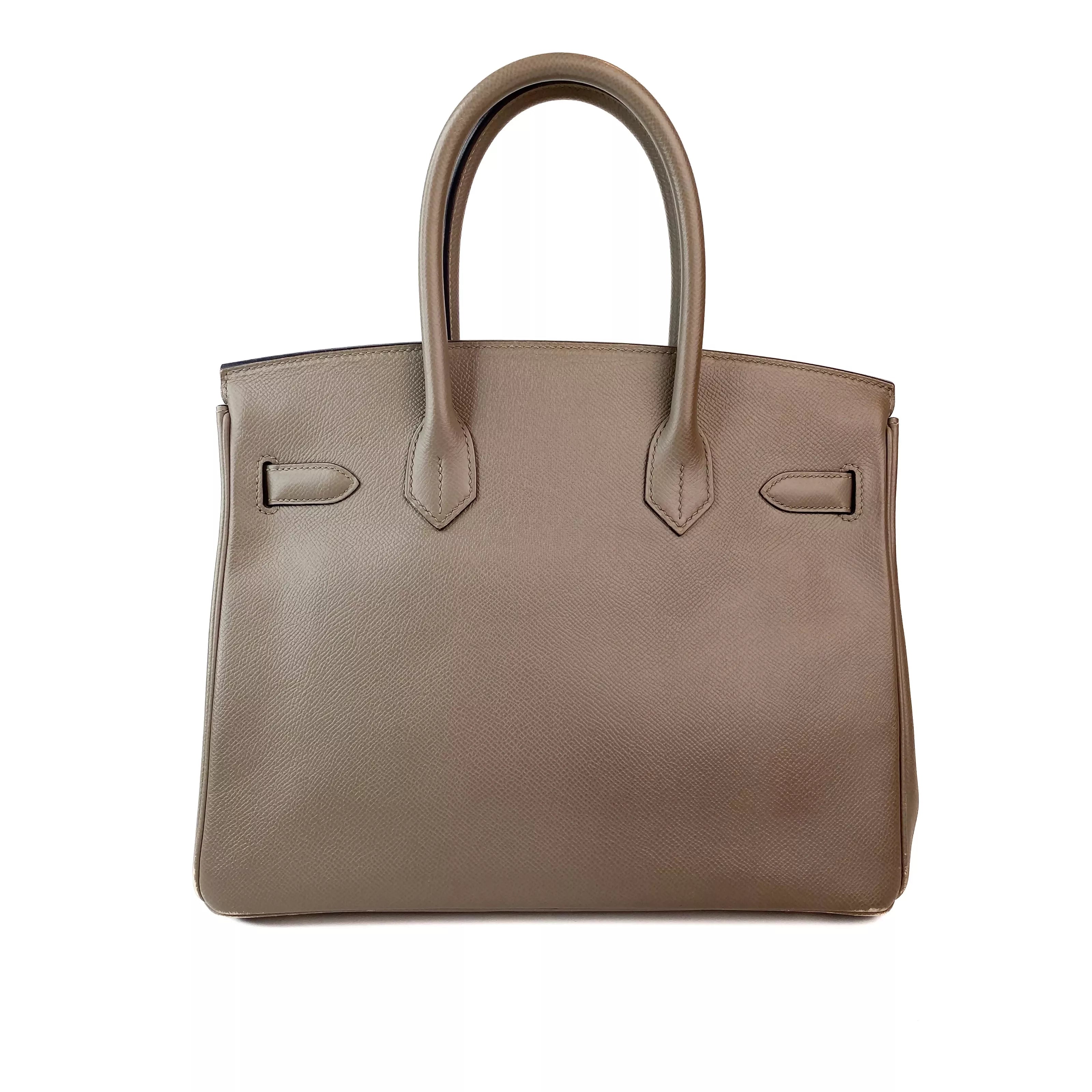 Hermes Birkin 30 in Etain Grey Epsom Leather GHW 3